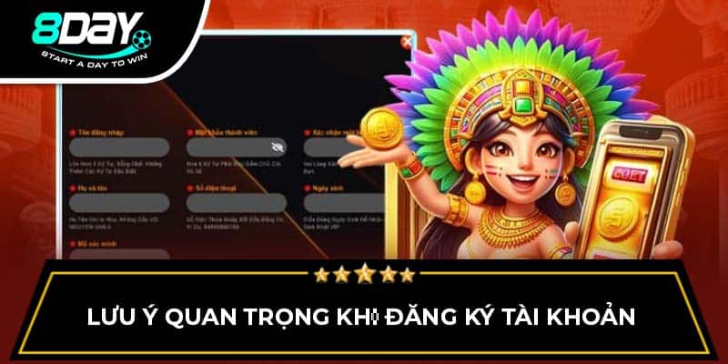 Lưu ý quan trọng khi đăng ký tài khoản Lưu ý quan trọng khi đăng ký tài khoản