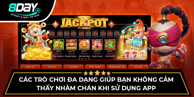 Các trò chơi đa dạng giúp bạn không cảm thấy nhàm chán khi sử dụng app Các trò chơi đa dạng giúp bạn không cảm thấy nhàm chán khi sử dụng app